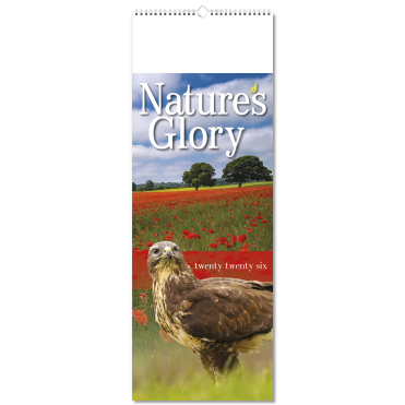 Nature's Glory Slim Wall Calendar