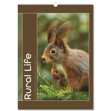 Rural Life Wall Calendar - 7 Leaf